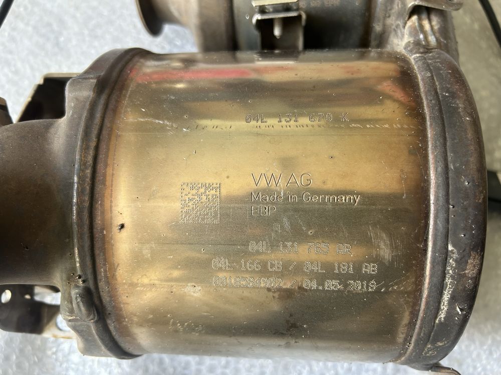 Сажевый фильтр VW DPF 04L131670K  04L131765AR