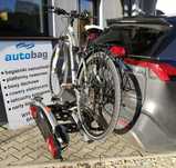 Solidna platforma rowerowa na hak Aguri Active Bike 2 Silver