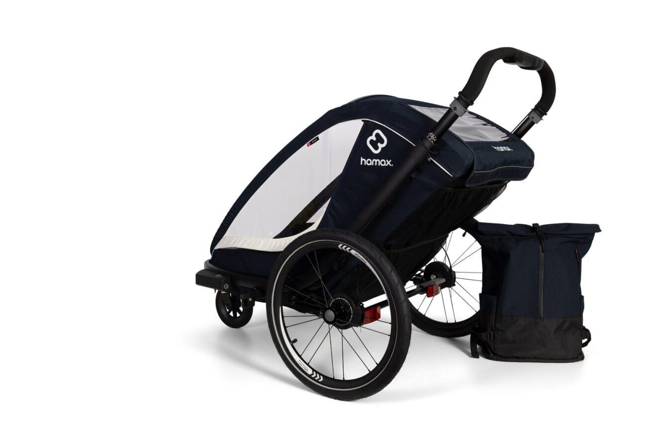 Hamax Breeze One Navy/Cream wózek przyczepka rowerowa pojedyncza