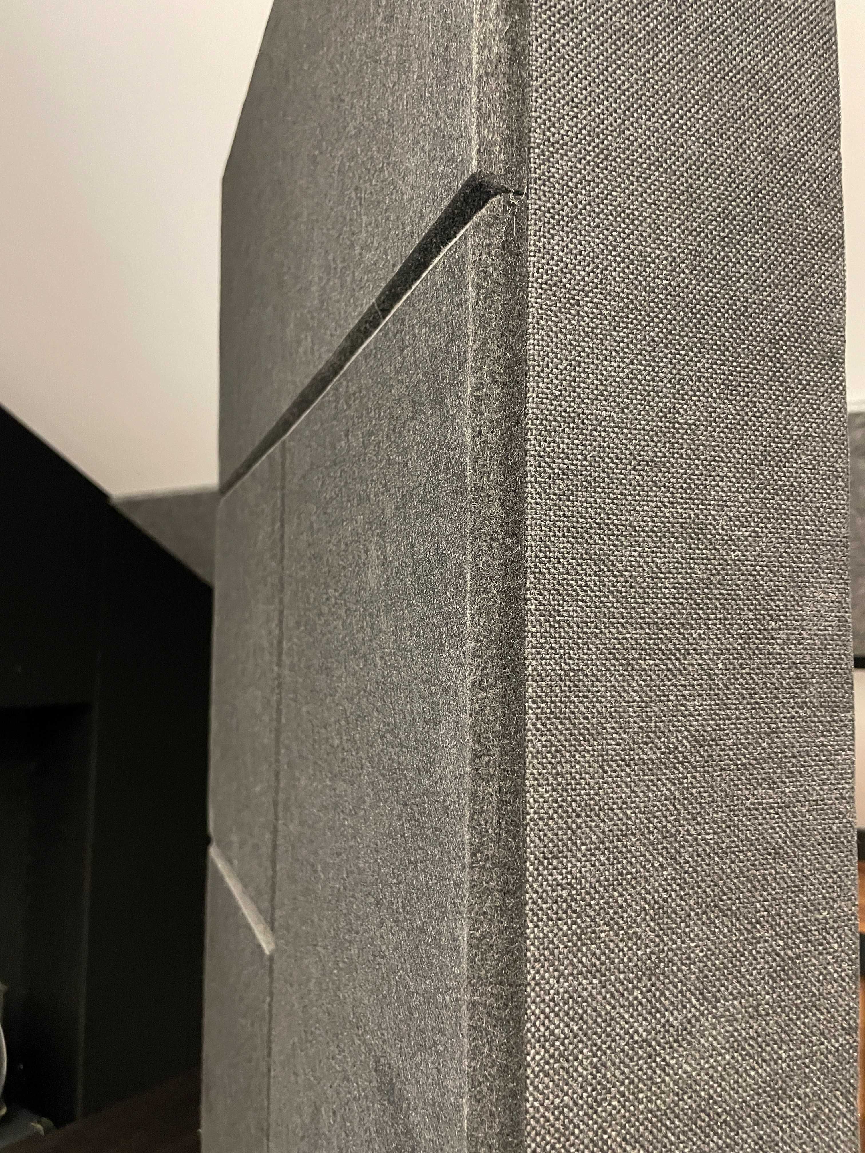Studyjny panel akustyczny na kółkach 208x60x14cm przegroda 3 sztuki