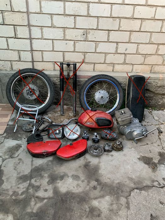 Продам мінськ 125. 12в по запчастинам