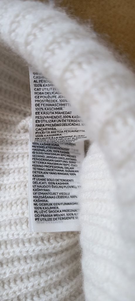 Czapka Beanie H&M 100%Kaszmir, jak nowa