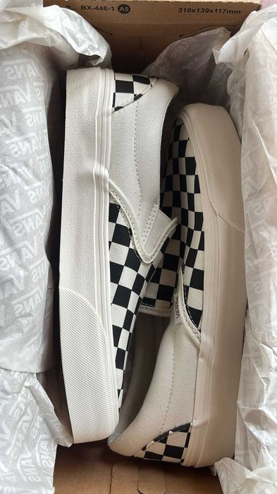 Vans Tenisówki  Slip-On  VR3  VN0007NC1KP1 Checkerboard Black/Marshm