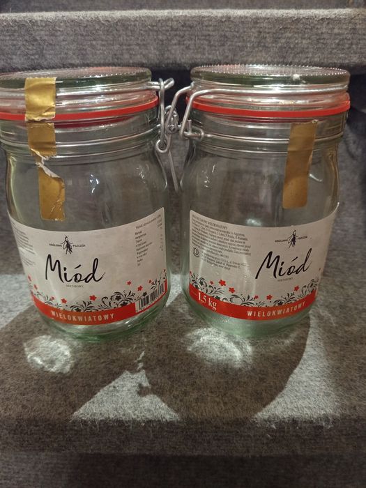 Słoik 1.1l zamykany na gumkę