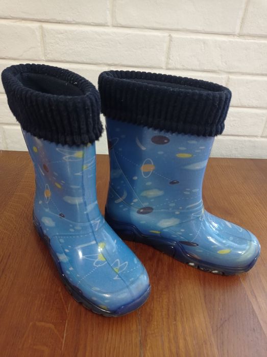 Дитячі гумові чобітки Demar для хлопчика розмір 32/33 (21см.)