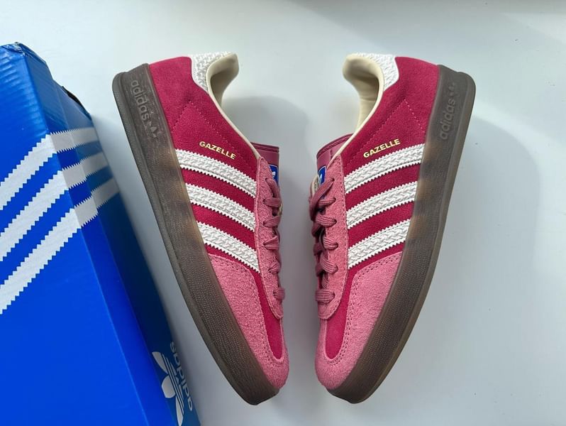 Adidas Gazelle Indoor Pink Cloud White IF1809 / Адідас Газелі Рожеві