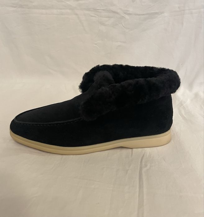 Лоферы с мехом Lora Piana