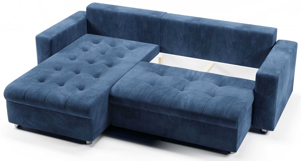 Narożnik MIMOS funkcją spania,sprężyny. Wysyłamy Próbnik TKANIN GRATIS