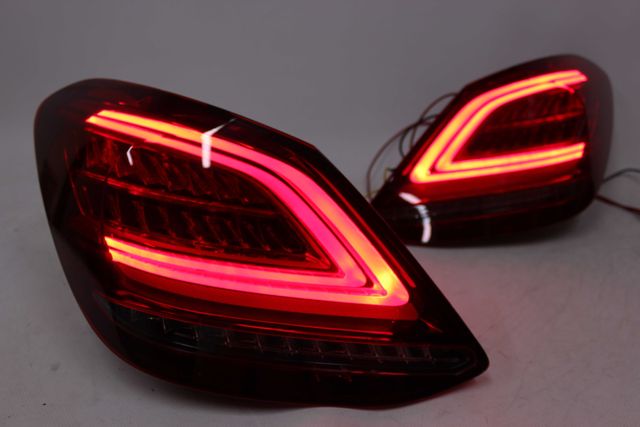 Lampy tył tylne Mercedes C W205 r. 14-18 LED BAR NEON Dynamiczne NOWE