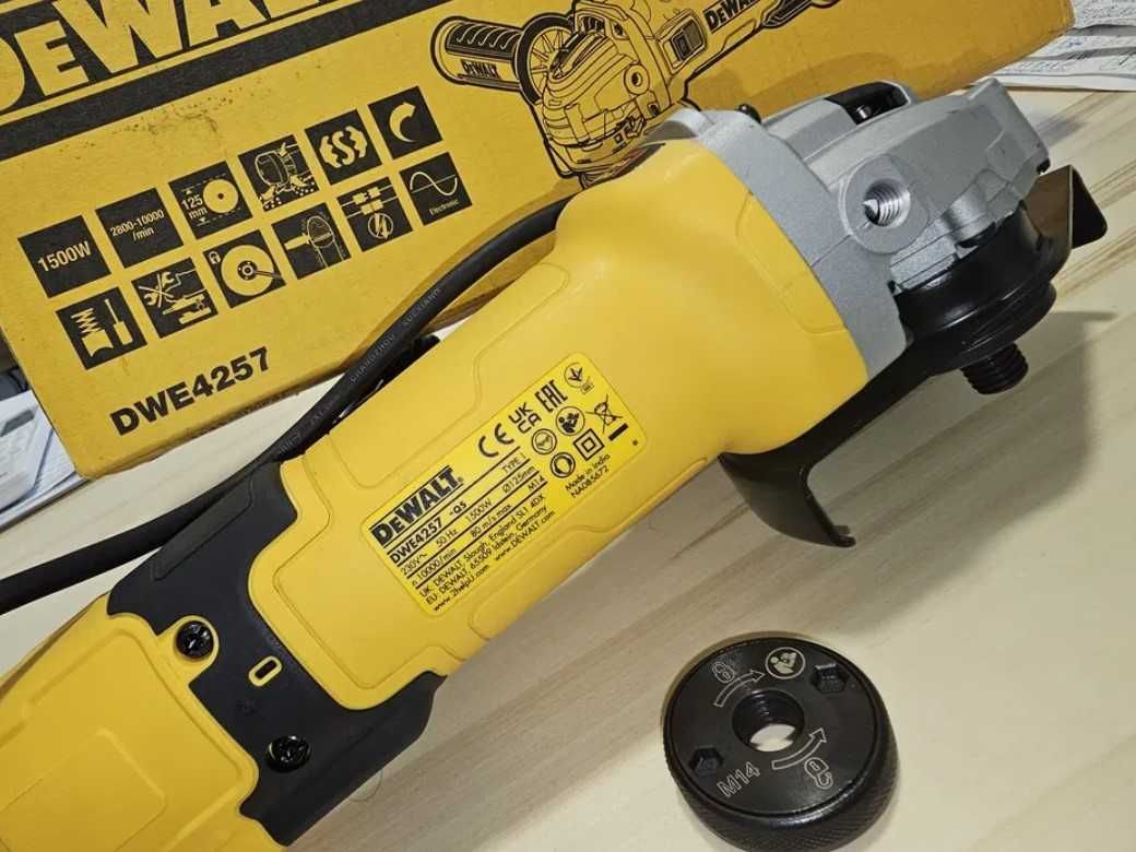 Болгарка DeWALT DWE4257 угловая шлифовочная машинка / шлифмашина