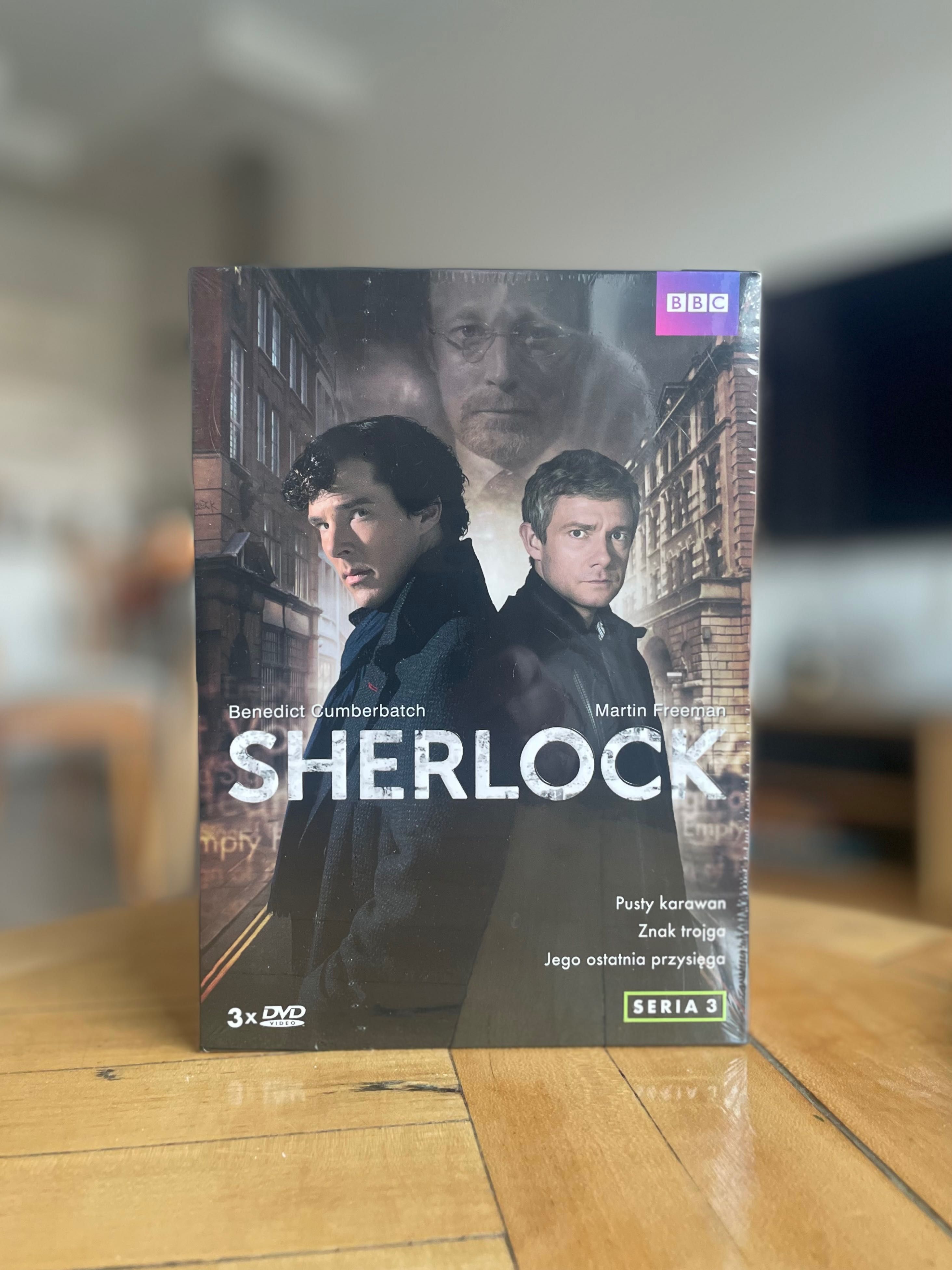 Sherlock Seria 3 BBC 3xDVD Folia