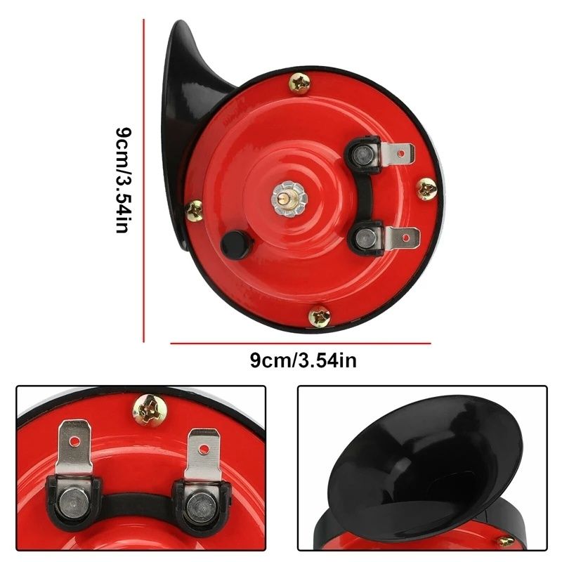 KLAKSON 12Volt 100 Decybeli Metalowy Wodoodporny