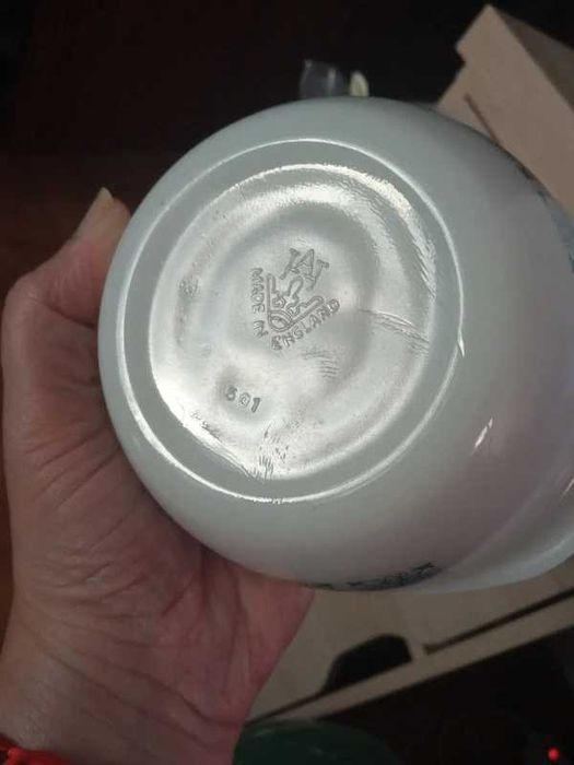 Taça Vintage JAJ Pyrex England (anos 60/70) com Tampa