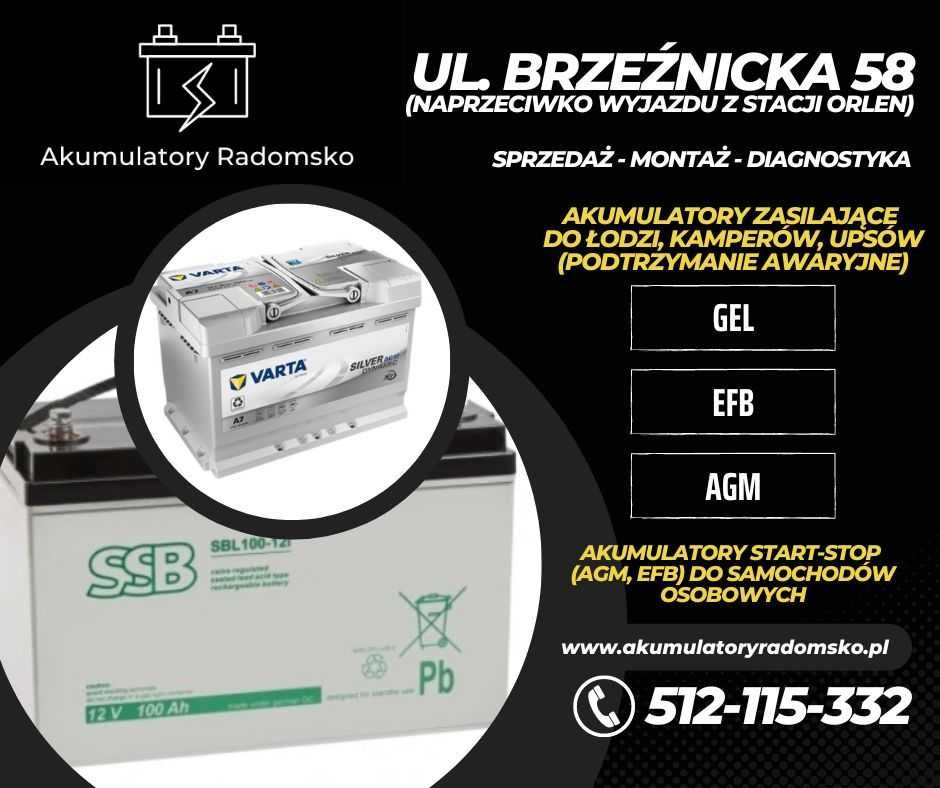 Powerbat CB 12V/5Ah Akumulator Przemysłowy, UPS, ALARM - Brzeźnicka 58