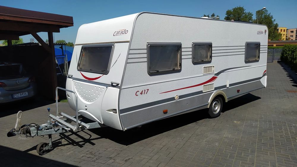 Carado C417  solar aku przedsionek wc tv zarejestrowana