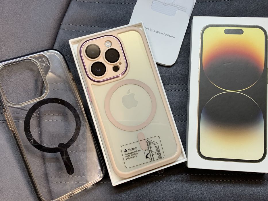 Продам телефон iphone 14 Pro 128gb gold 85%