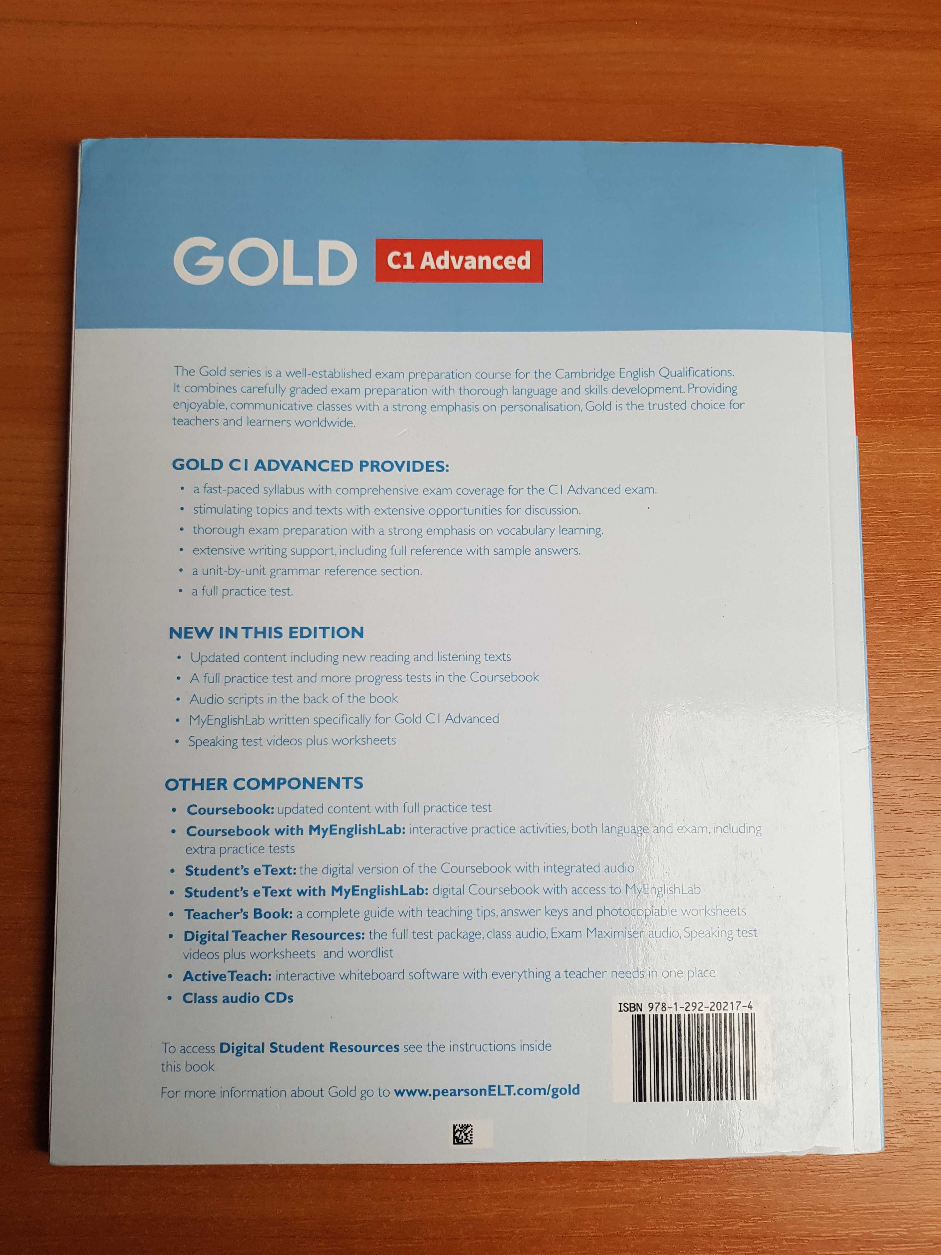 GOLD Pearson C1 Advanced - ćwiczenia nowe