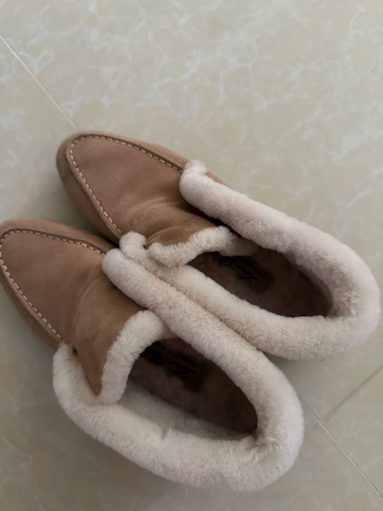 Зимние женские лоферы