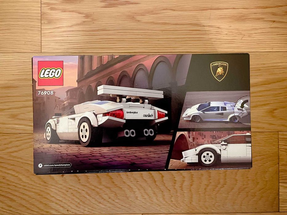 LEGO 76908 Speed Champions Lamborghini Countach (novo e selado)