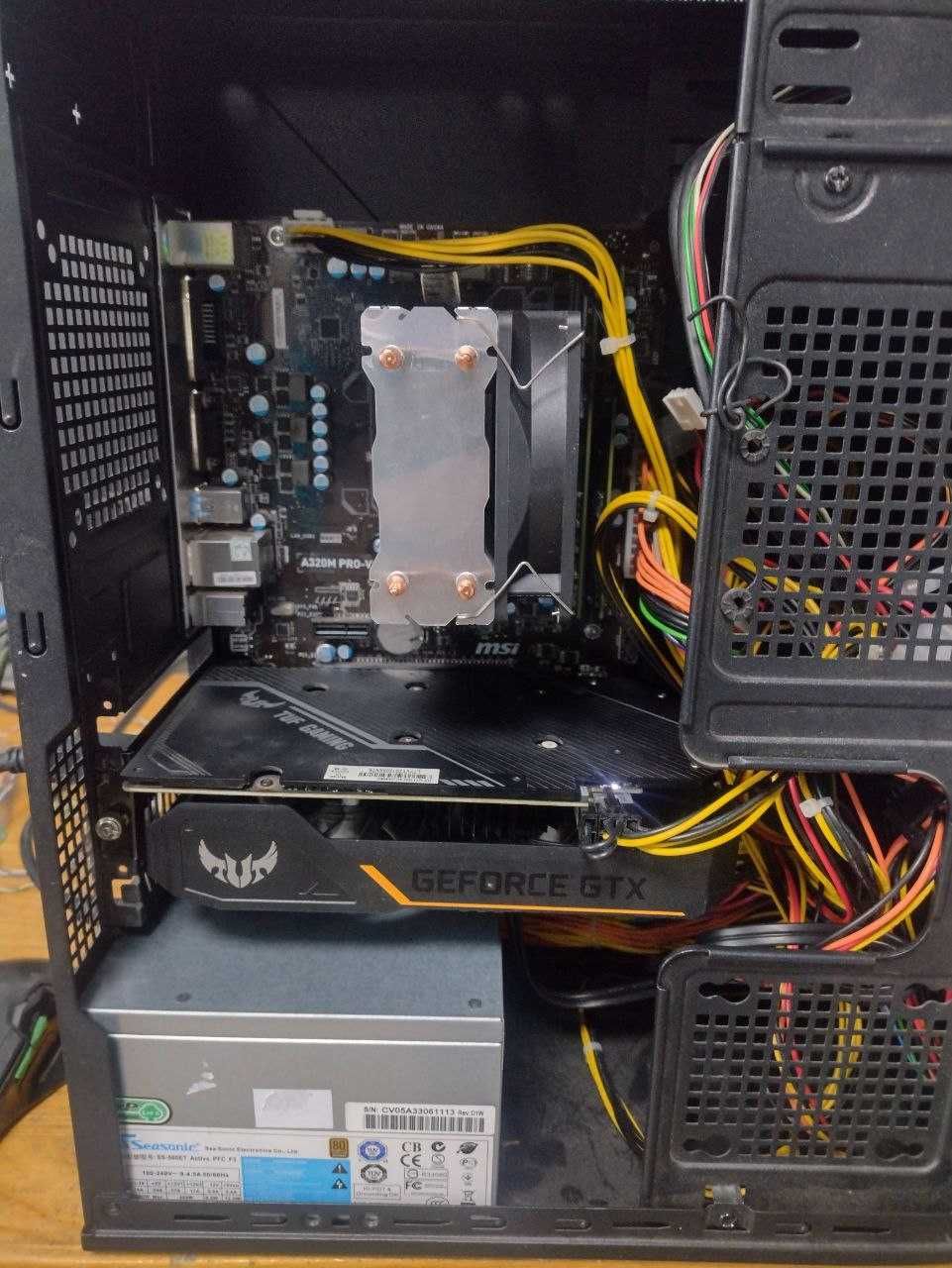 Компьютер для игр Ryzen 5 2600/16gb ddr4/ GTX1660 6GB/ssd 512gb