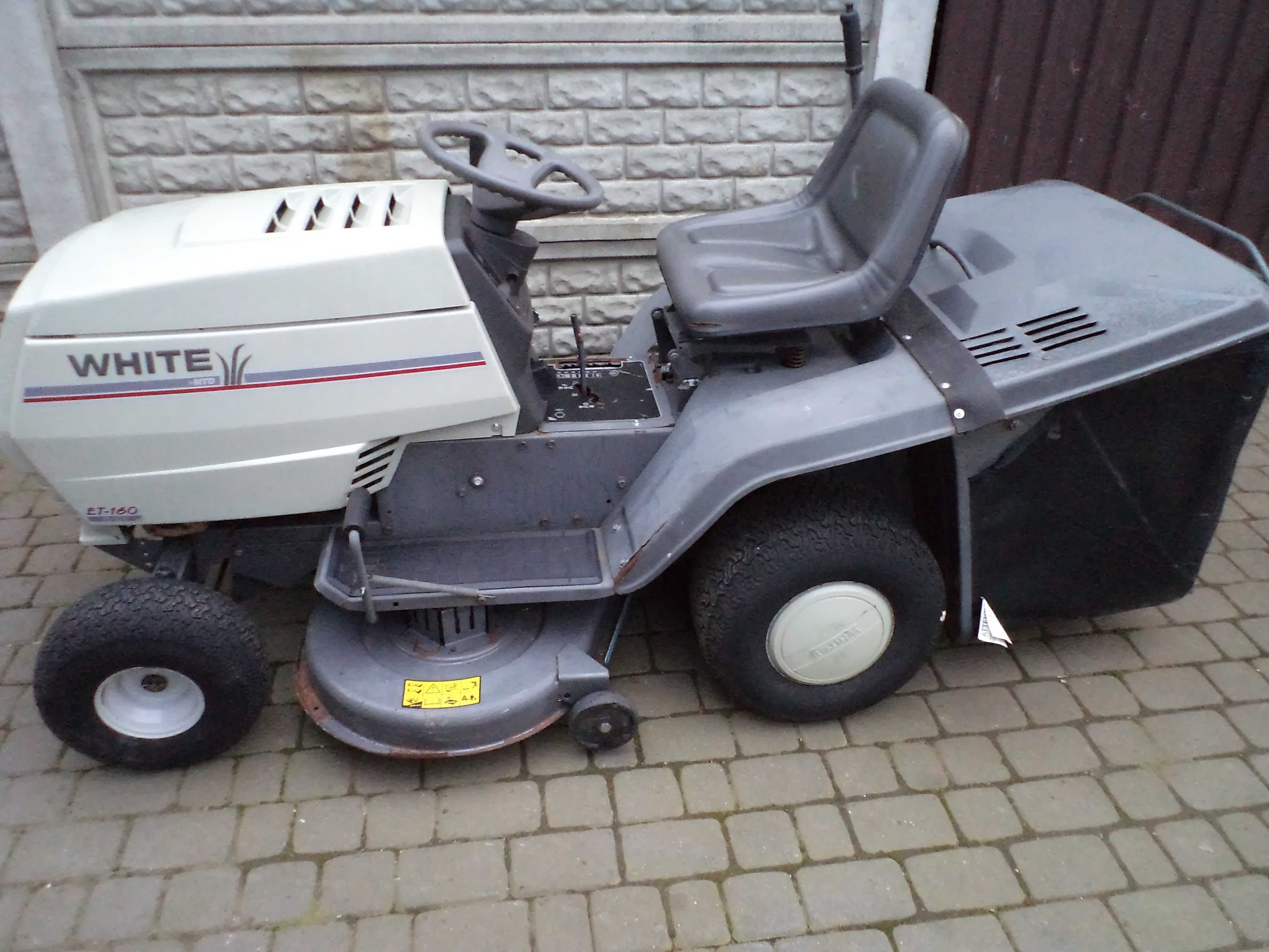 Traktorek kosiarka MTD White Briggs&Stratton kosz kiper WYSYŁAM