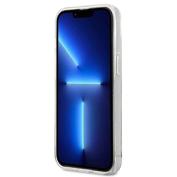 Etui Karl Lagerfeld Flower Ikonik Karl na iPhone 13 mini - przezroczys