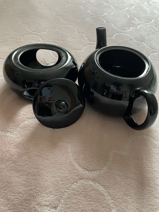 Imbryk do herbaty z podgrzewaczem