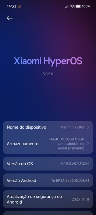 Xiaomi 15 ultra edition 16gb/512gb