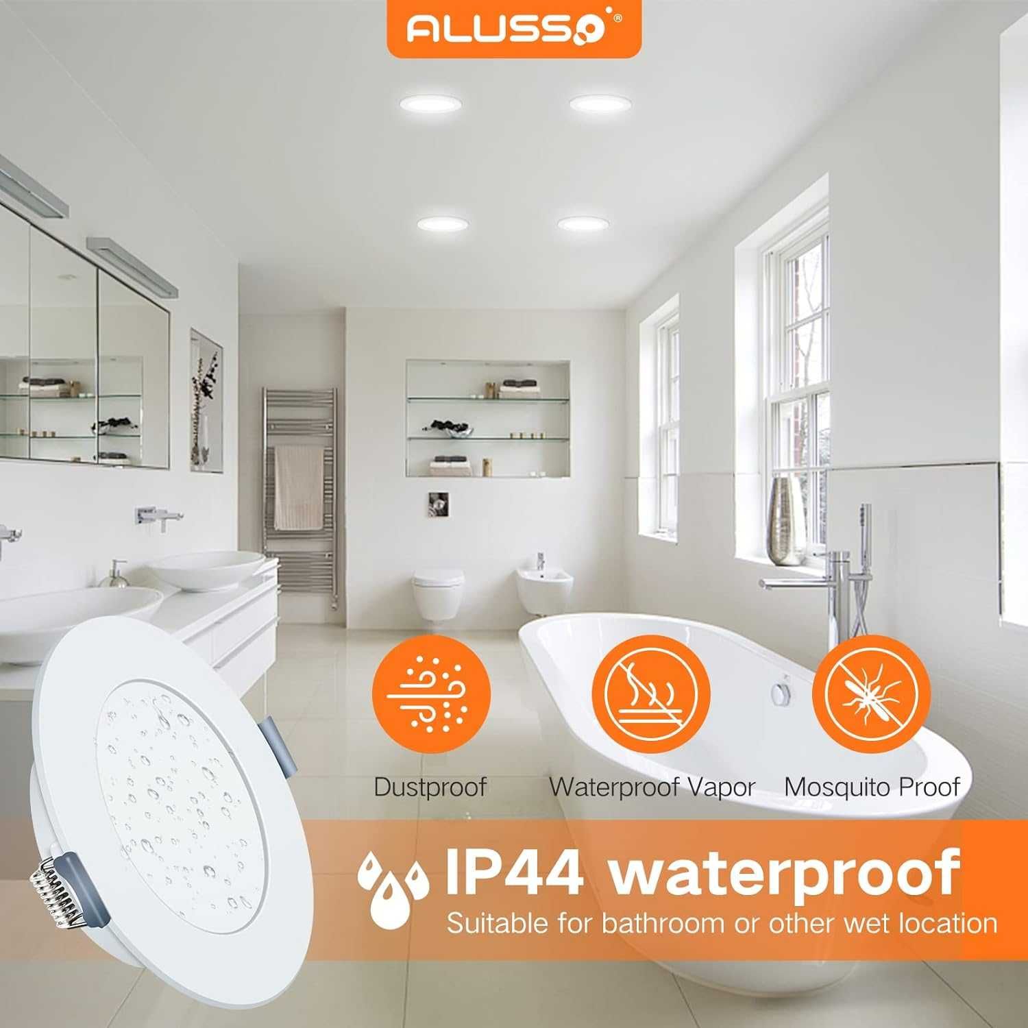 ALUSSO Reflektor wpuszczany LED  9W