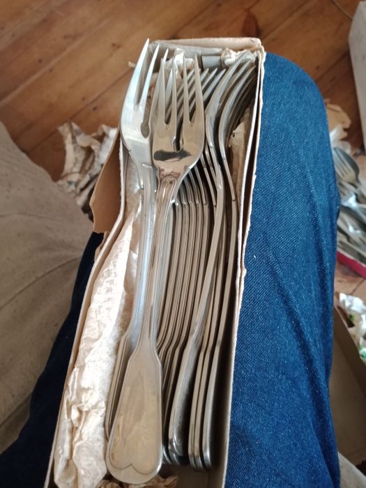 Talheres alpaca muito antigo pelo menos 100  anos