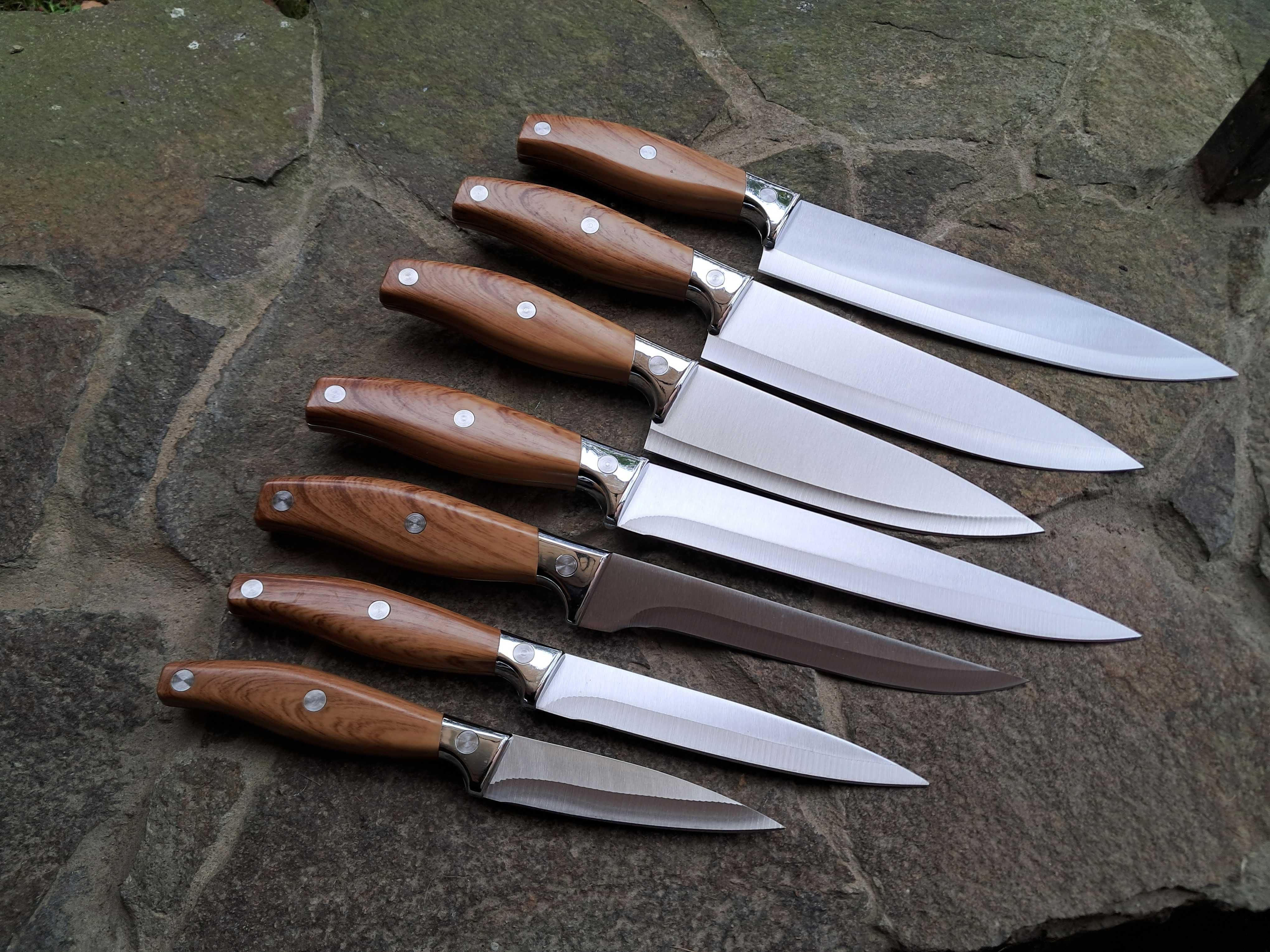 Гострий ніж із нержавіючої сталі набір кухонних ножів ножі кухонні