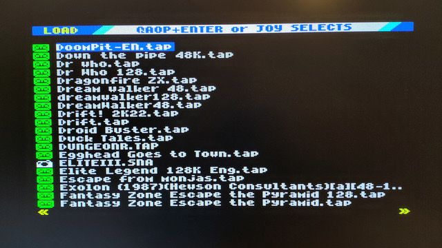 ZX Spectrum periferico para jogos com ligação para joystick