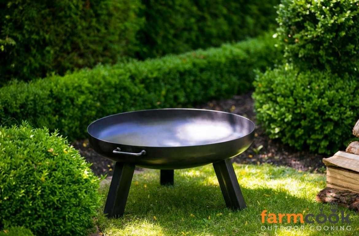 Polska Produkcja PALENISKO OGRODOWE 70cm GRILL Ognisko Wysokie Stalowe