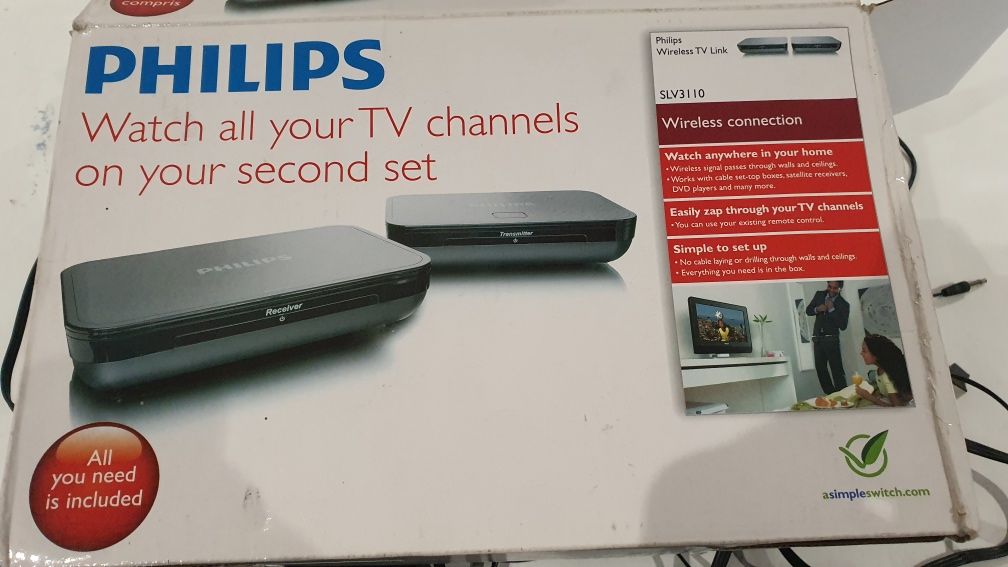 Philips Emissor Receptor TV sem fios SLV3110