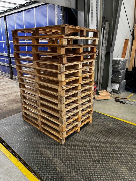 Palety jednorazowe drewniane używane 120x90 cm – 500 szt. – dobry stan