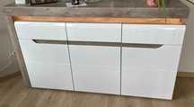 Komoda IRMA IM04 152x89x39 biała w połysku