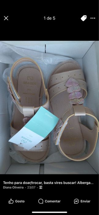 Sandalias menina 28 seaside
