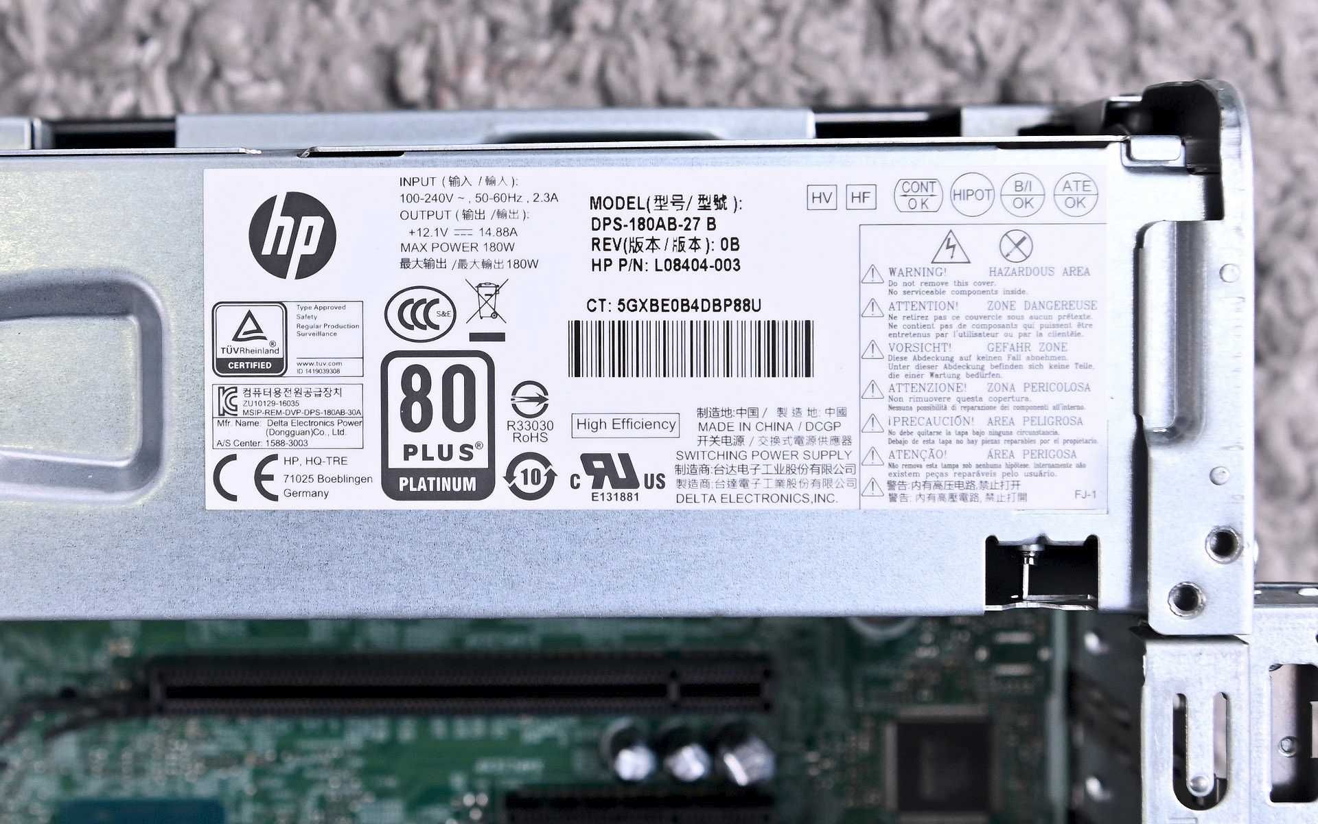 HP Prodesk 600 G4 SFF i5-8500/16G DDR4/512G m2/Win10/комп'ютер PC ПК
