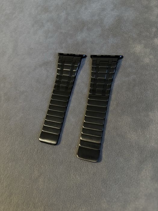 ремешок стальной apple watch ultra 1 ultra 2 black магнитный