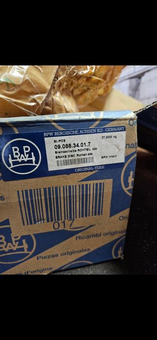 Tarcze hamulcowe BWP 09.088.34.01.7