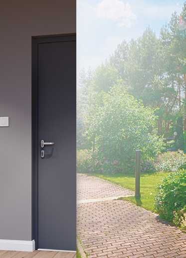 Drzwi Zewnętrzne Wejściowe Stalowe GERDA Grube 75mm Energo Z Montażem