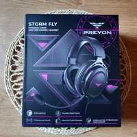 Słuchawki PREYON Storm Fly Czarne (PSF53B)