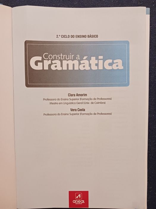 Construir a Gramática 2⁰ ciclo do Ensino Básico