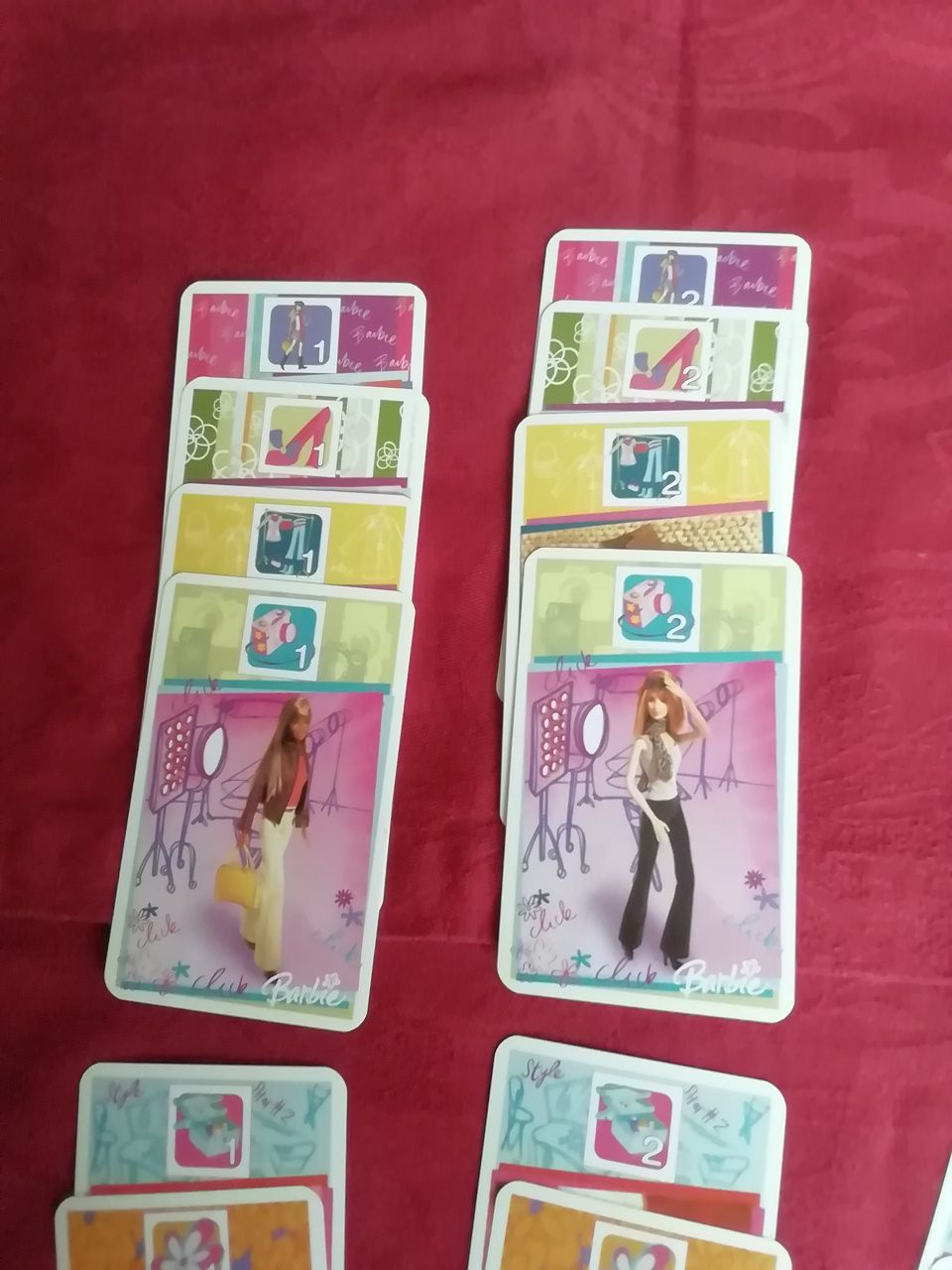 Baralho de cartas Barbie