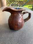 Niepowtarzalny dzbanek ceramiczny  ręcznie wykonany wys.16 cm