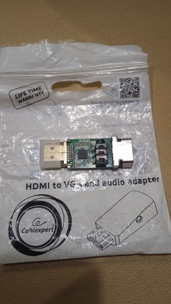 Адаптер HDMI VGA + Audio (811-1) перехідник