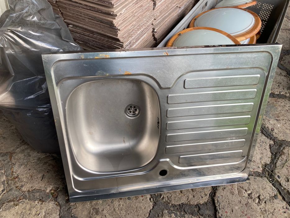 Zlew 1 komorowy 80x60 cm