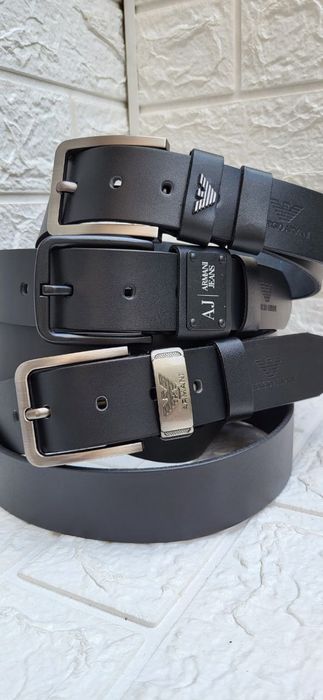 Кожаный ремень Мужской ремень Шкіряний пояс Чоловічий ремінь пасок