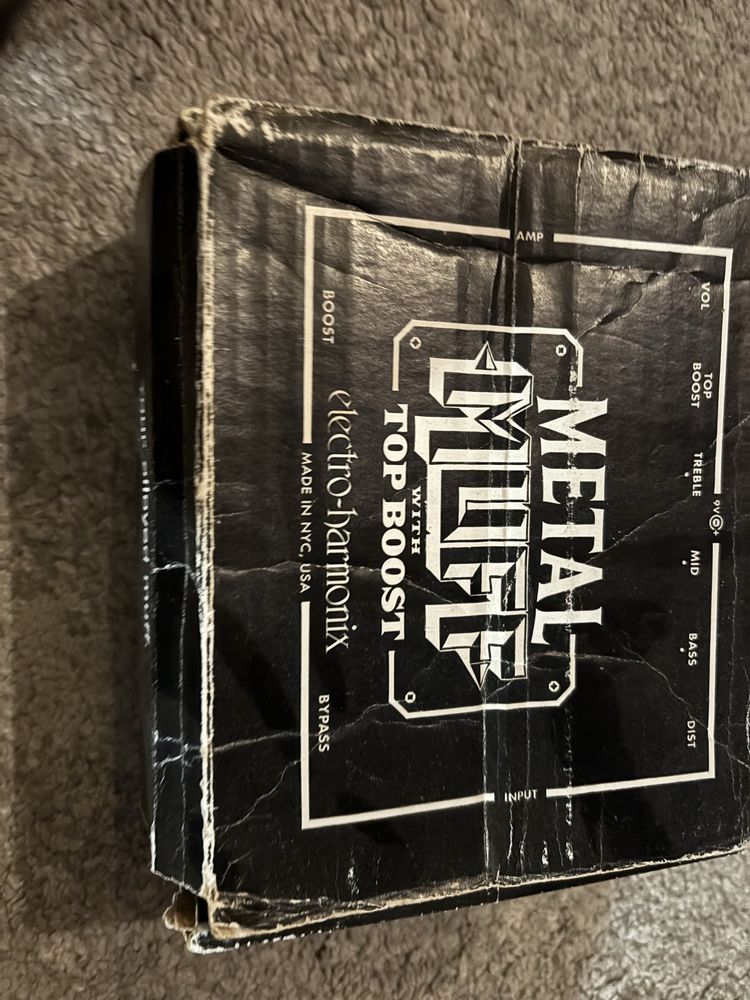 Electro Harmonix metal muff with top boost