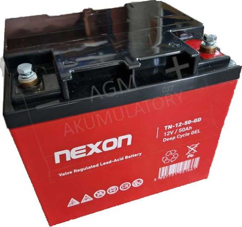 Akumulator pojemnościowy NEXON 50Ah 12V GEL Wrocław